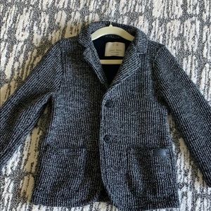 Boys Zara knit sweater blazer (new)